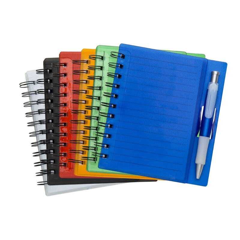 Caderno Plástico com Caneta - Imagem 2