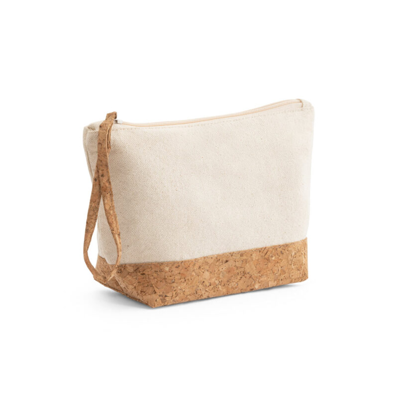 Bolsa de cosméticos em 100% de algodão e cortiça - Imagem 5