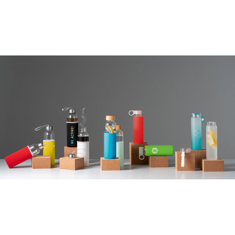 Squeeze em vidro borossilicato e bambu 600 mL - Imagem 3