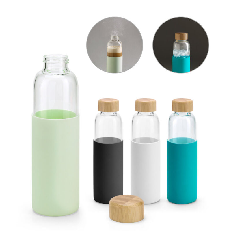 Squeeze em vidro borossilicato e bambu 600 mL - Imagem 2