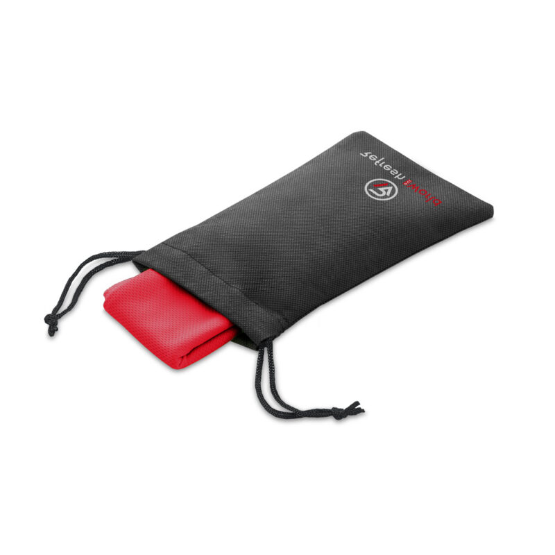 Toalha esportiva refrescante em 100% poliéster reciclado (100% rPET) com bolsa em non-woven - Imagem 12
