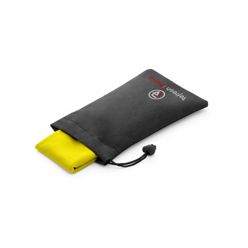 Toalha esportiva refrescante em 100% poliéster reciclado (100% rPET) com bolsa em non-woven - Imagem 8