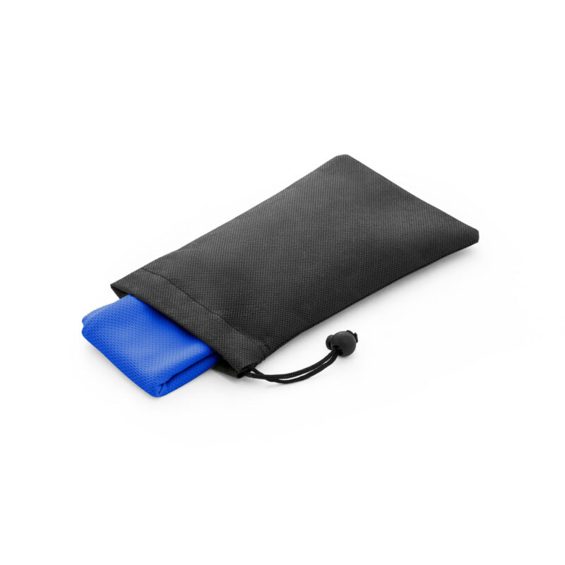 Toalha esportiva refrescante em 100% poliéster reciclado (100% rPET) com bolsa em non-woven - Imagem 7