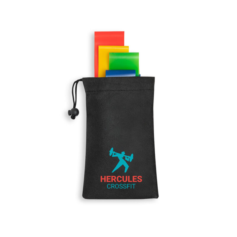 Conjunto de 4 bandas elásticas com bolsa de non-woven - Imagem 9