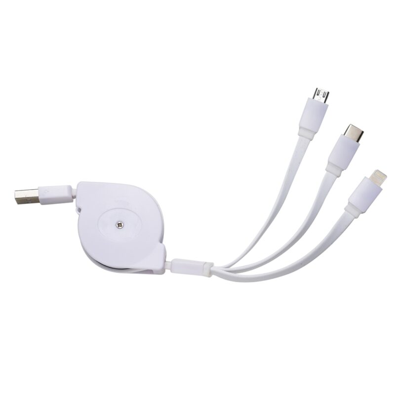 Cabo USB Retrátil 3 em 1 - Imagem 3