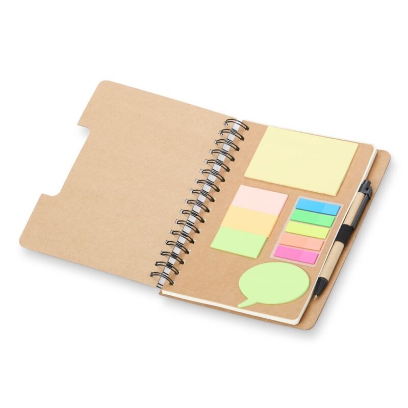 Caderno com Autoadesivos e Caneta - Imagem 3