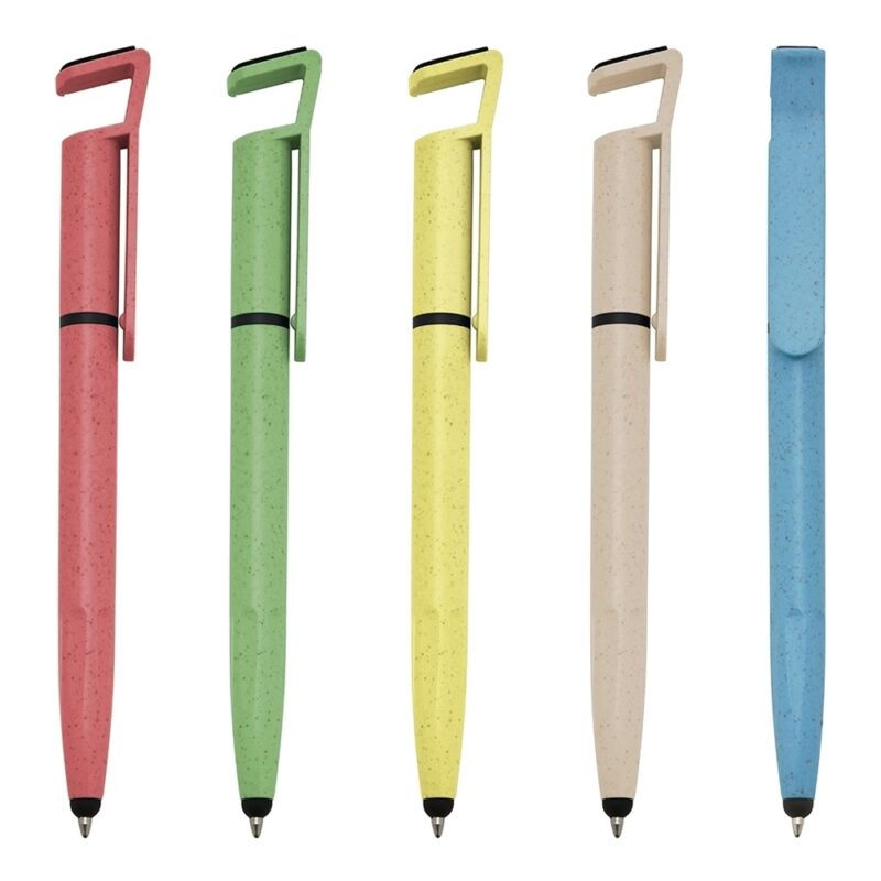 Caneta Fibra de Bambu Touch com Suporte - Imagem 2