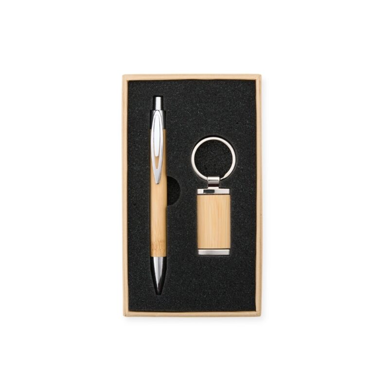 Kit Caneta e Chaveiro Bambu - Imagem 6