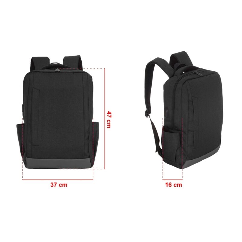 Mochila de Nylon USB - Imagem 6