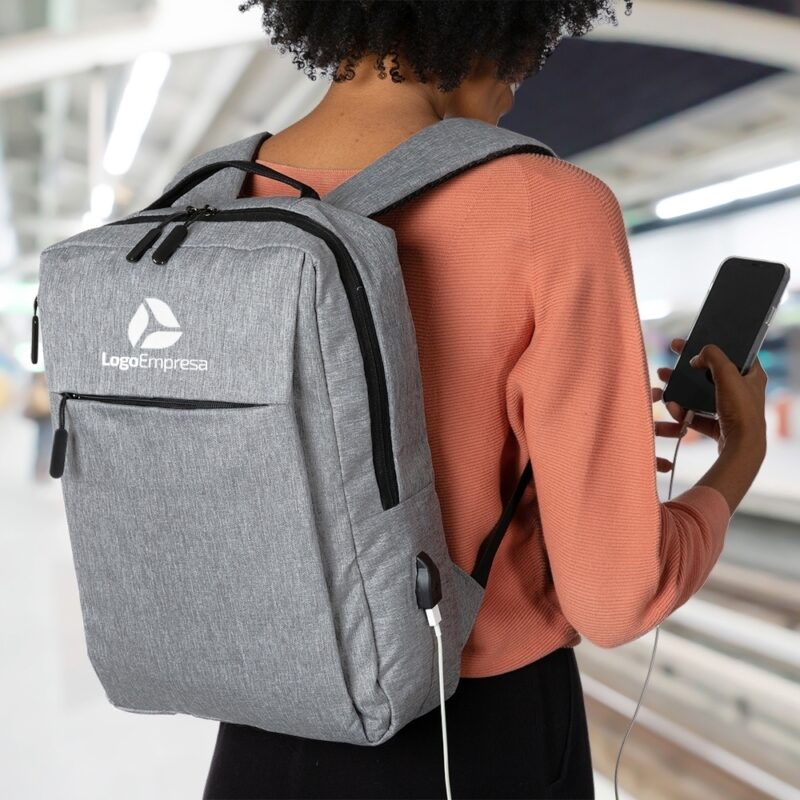 Mochila de Nylon USB 21L - Imagem 7