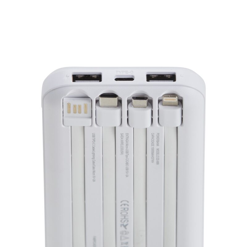 Power Bank 10.000mAh com Carregamento via Indução ou via Cabo - Imagem 2