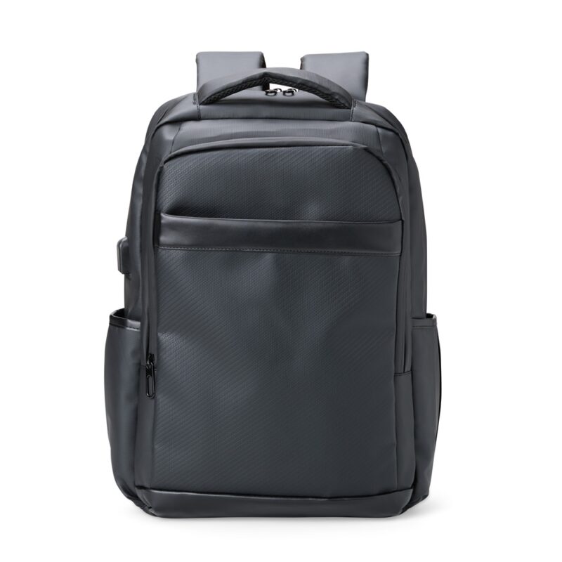 Mochila Couro Sintético USB 21 Litros