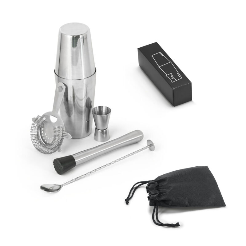 Set de Coquetel com 6 peças em Aço Inox