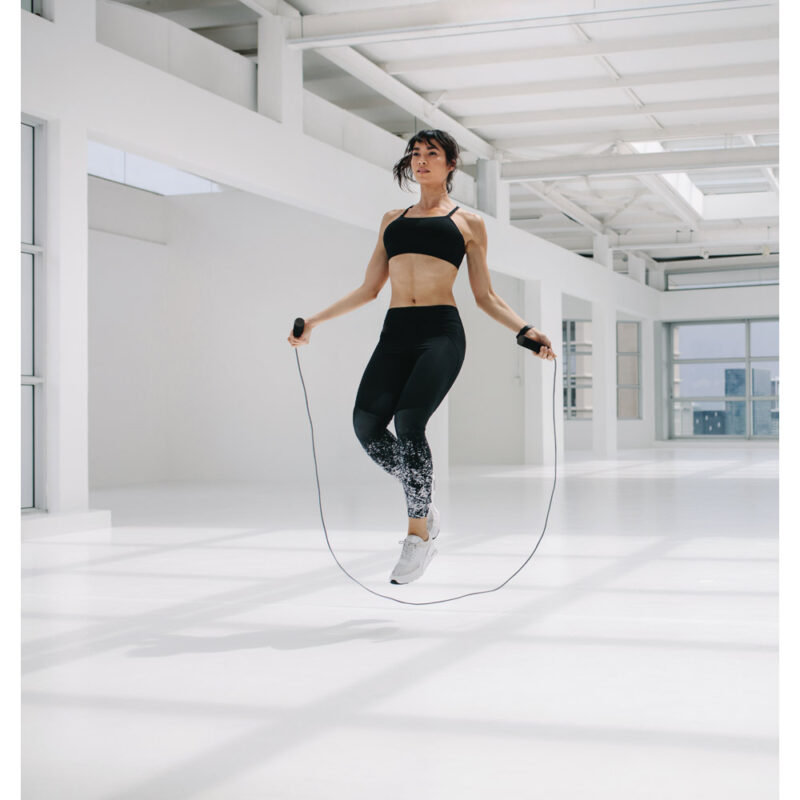 Conjunto Fitness Composto por Elástico e Corda de Pular - Imagem 2