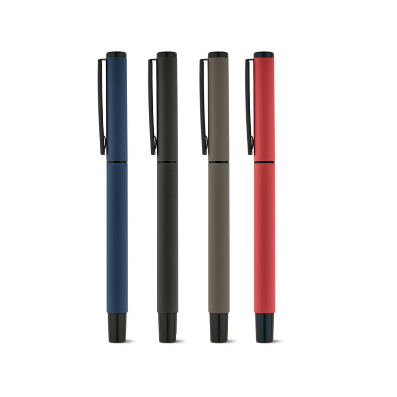 Roller em alumínio com escrita em preto