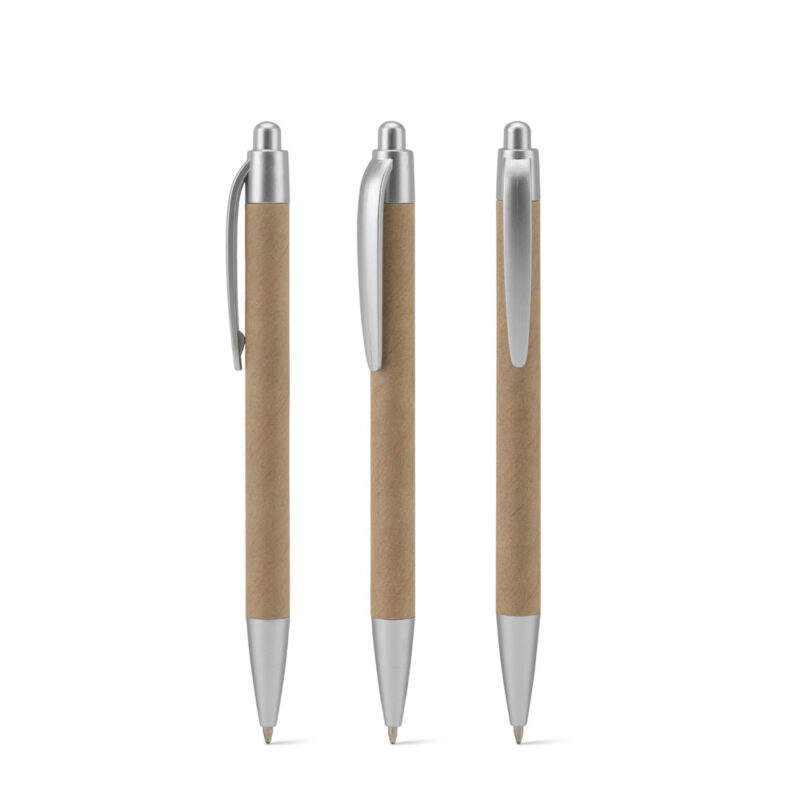 Esferográfica em papel 100% reciclado e detalhes em ABS reciclado (100% rABS)