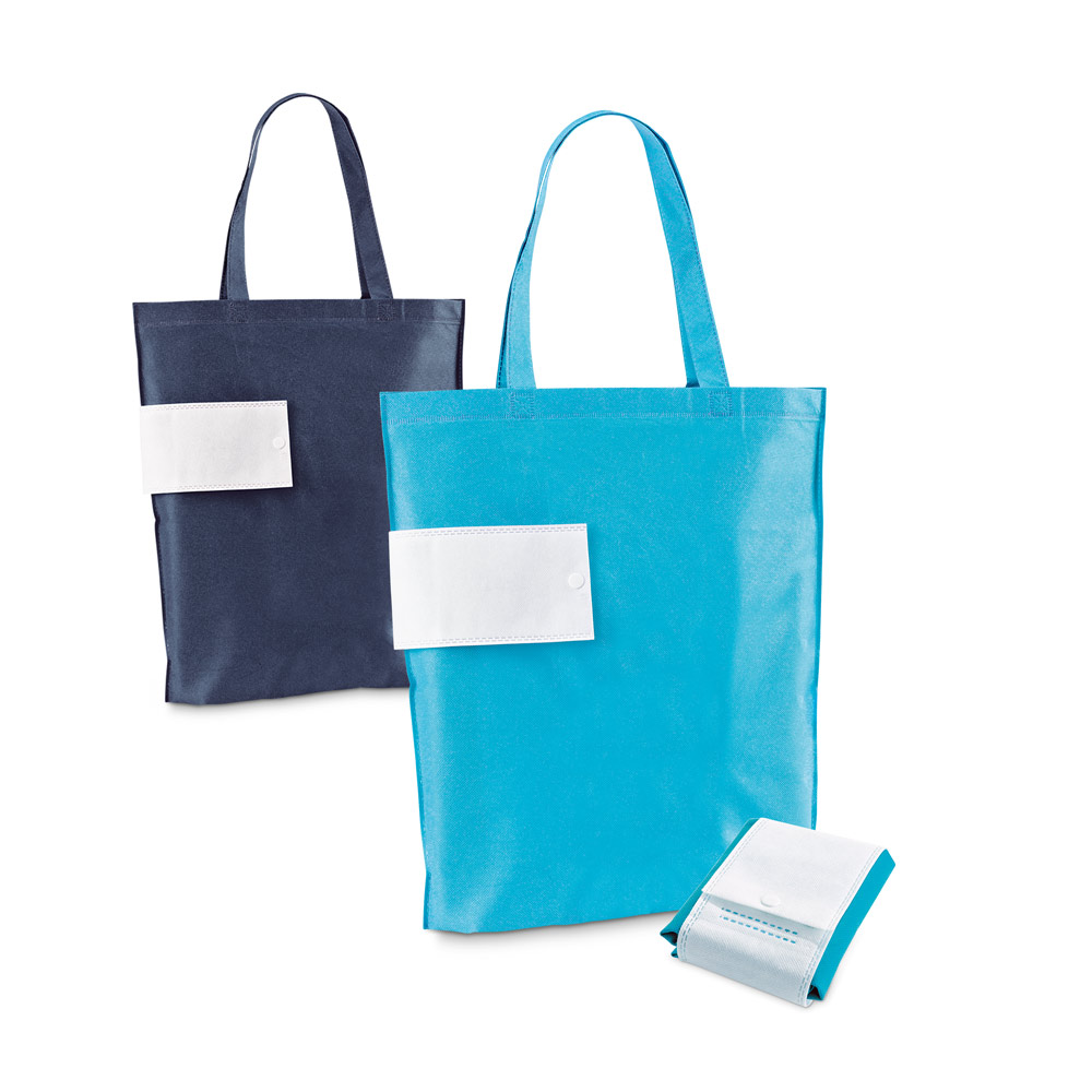 Sacola dobrável em non-woven (80 g/m²) com alças