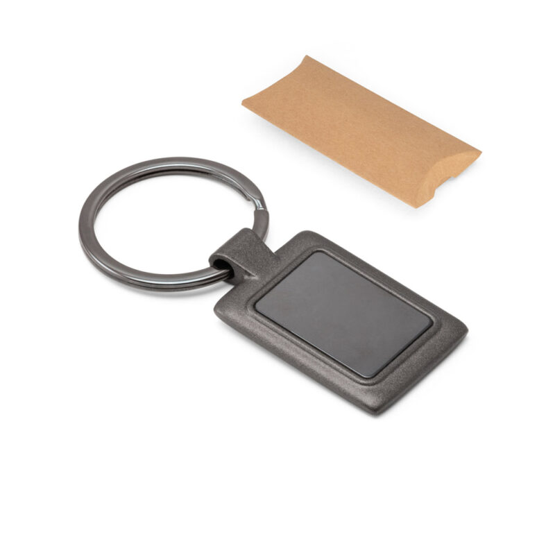 Chaveiro em metal com encaixe para doming