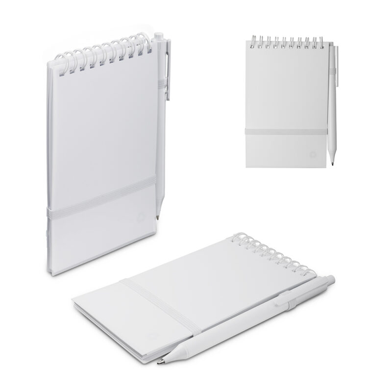 Mini Caderno A6 Capa em PP com caneta