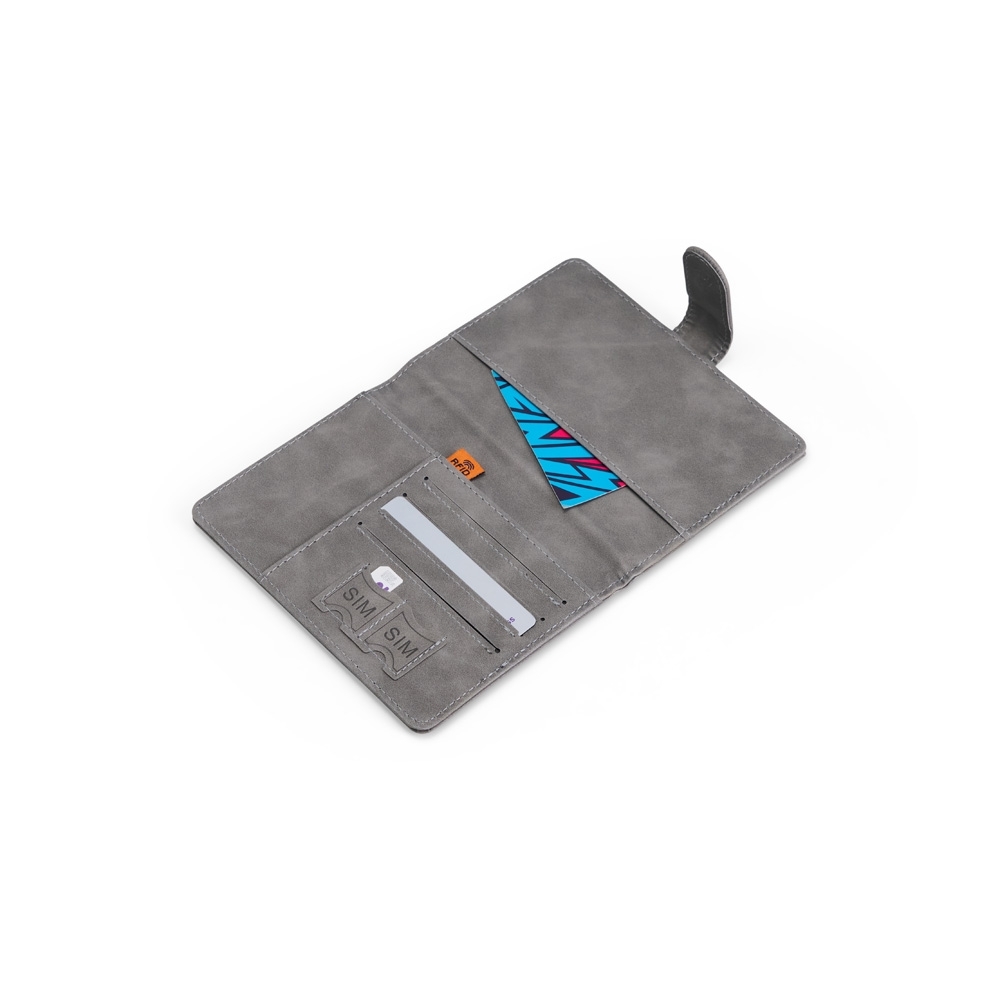 Porta-passaporte em Couro Sintético - Imagem 3